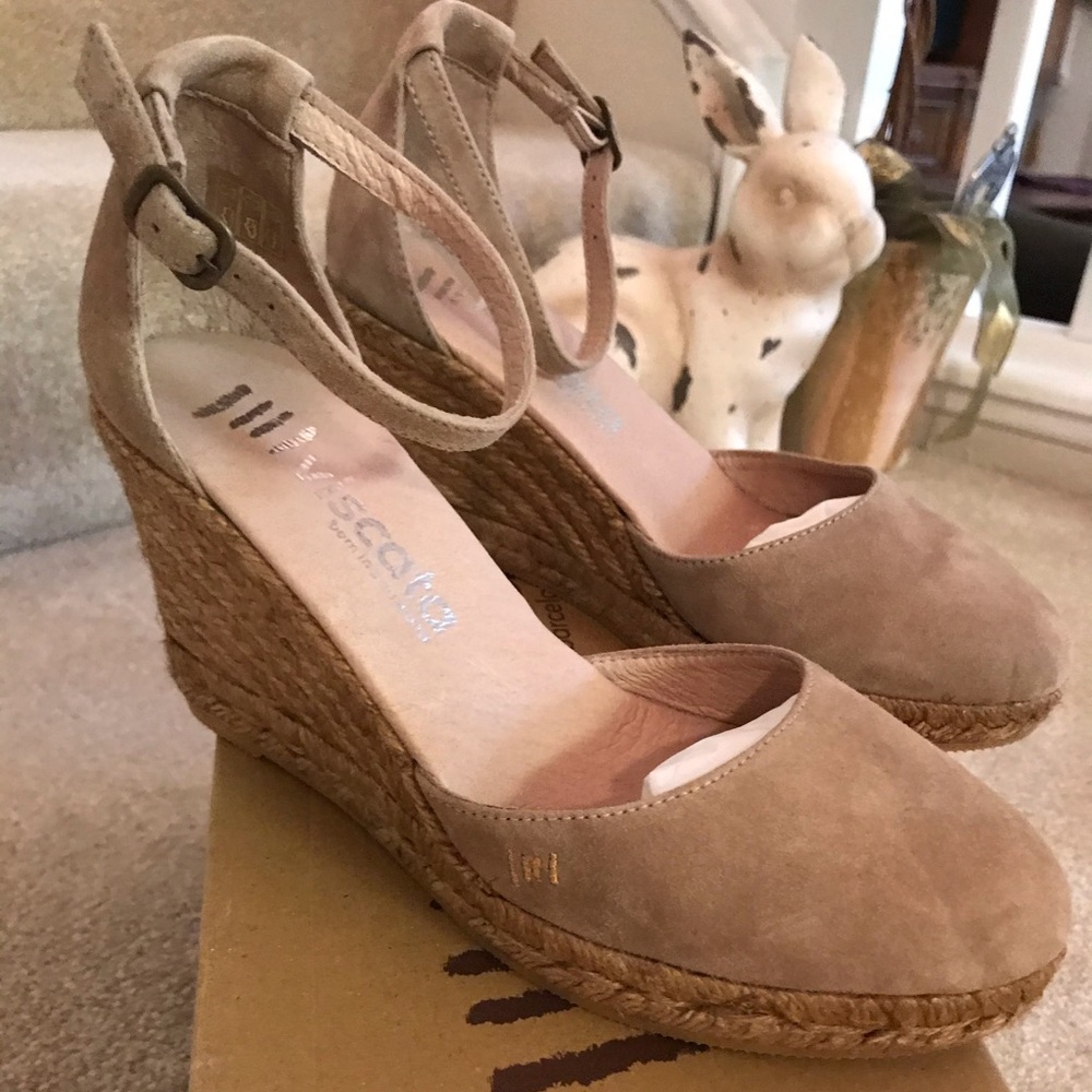 Viscata Palamos Camel Espadrilles Sz 39(7.5-8)